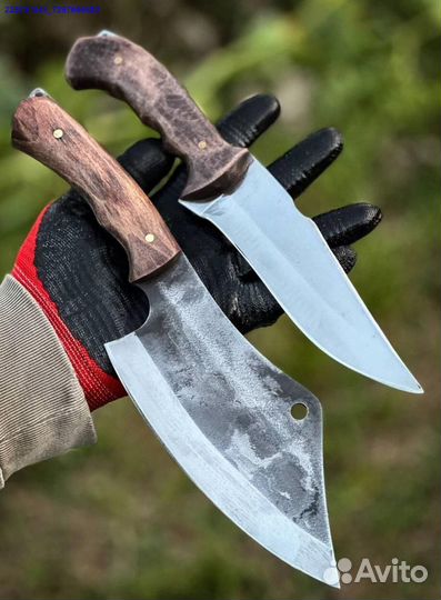 Нож тяпка и разделочный нож (Арт.62910)