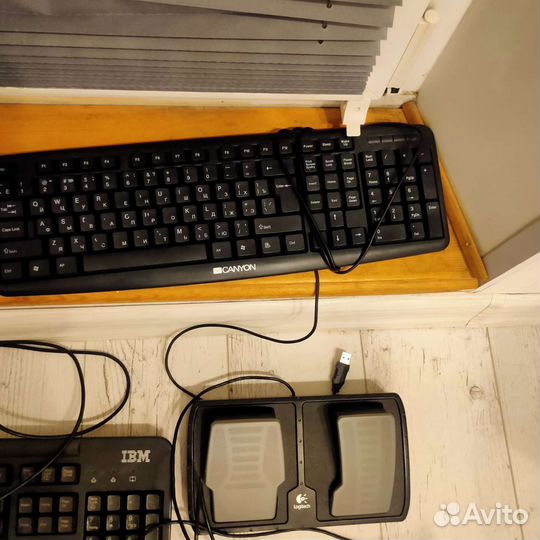 Клавиатура Acer, logitech педаль, IBM, Lenovo
