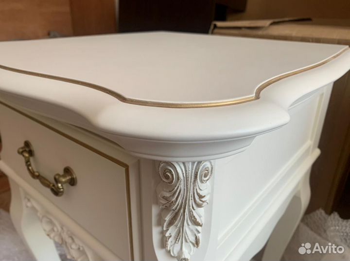 Тумбочка прикроватная из массива Прованс с 1ящиком