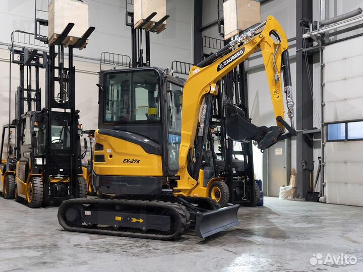 Мини-экскаватор Zauberg EX-27Y, 2024