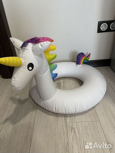 Надувной круг единорог