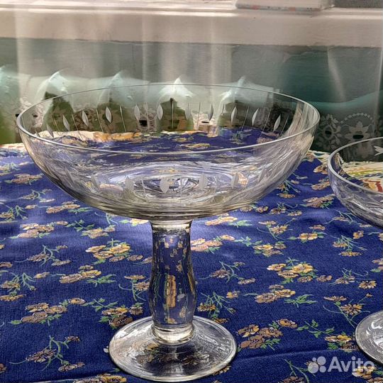 Вазочки на ножке 70-е годы прошлого века