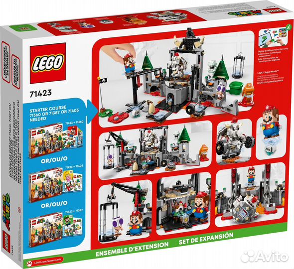 Конструктор Лего 71423 Lego Замок Боузер