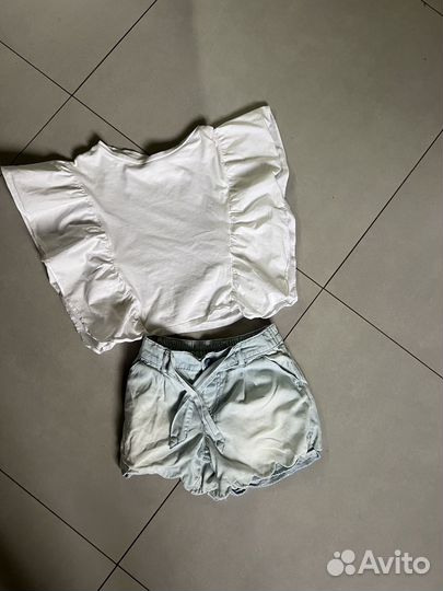 Вещи zara, джинсы, футболка, школьная
