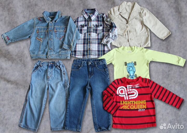 Пакетом одежда на мальчика 3-х лет и более (7 шт.)