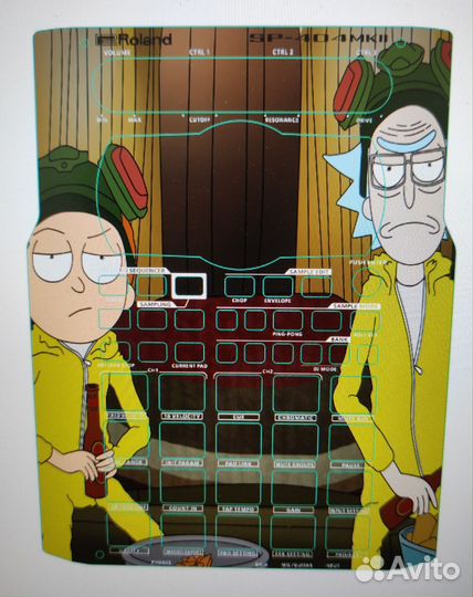Roland sp 404 mk2 скины Рик и морти