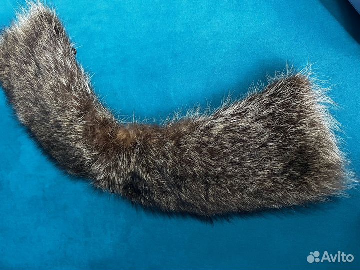 Меховой воротник, натуральный