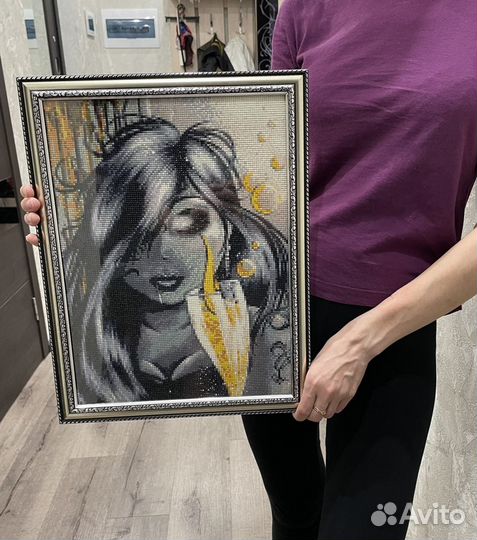 Картина алмазная готовая стразы