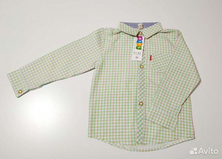 Рубашка для мальчика Новая размер 116