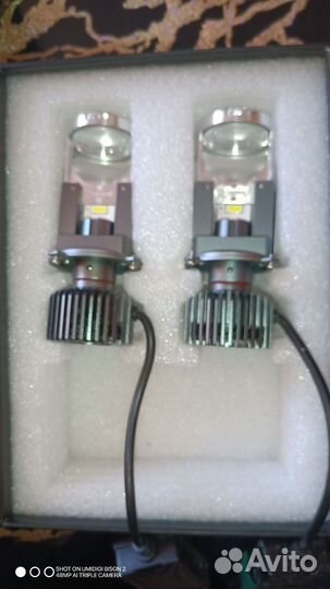 Мини LED линзы ZTF-38 compact цоколь H4