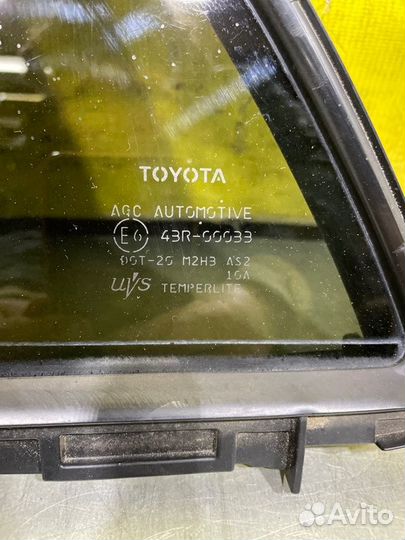 Стекло двери (форточка) заднее левое Toyota