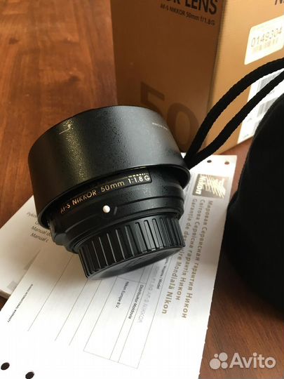 Продам объектив Nikon AF-S 50mm F1.8G Nikkor