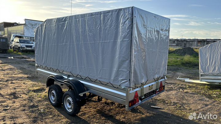 Прицеп двухосный излп 3,5х1,5 полный комплект