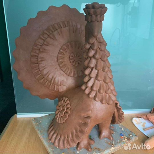 От 5 кг Красная глина для лепки. Обжиг 700-900 C