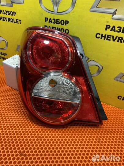 Задний левый фонарь шевроле авео