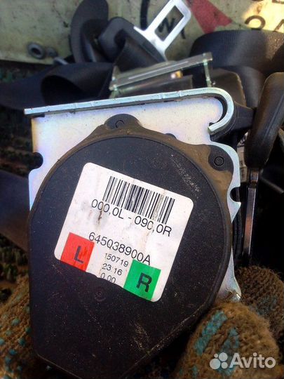 Ремень безопасности задний левый Renault Arkana