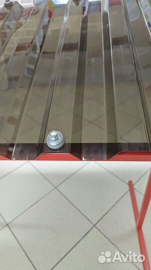 Профнастил прозрачный, профиль поликарбонатный