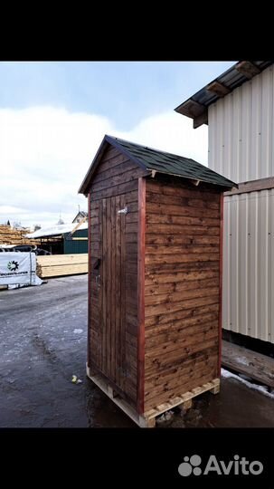 Дачный туалет деревянный