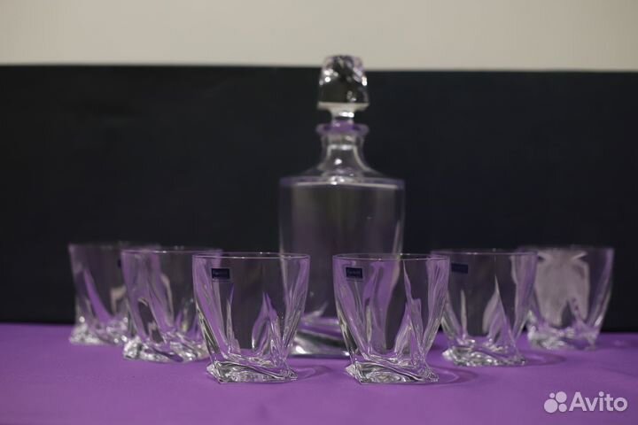 Набор графин и стаканы Bohemia