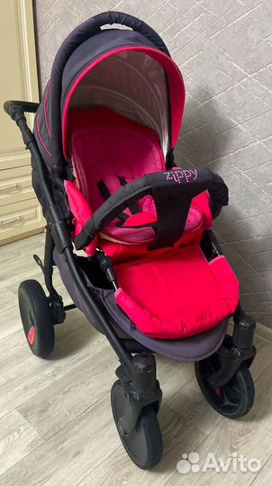 Коляска tutis zippy new 3 в 1 для принцессы