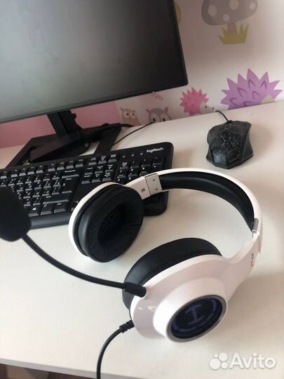 Игровые наушники с микрофоном