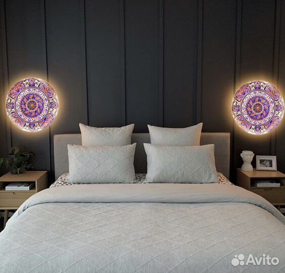 Витражный светильник - Восточный стиль