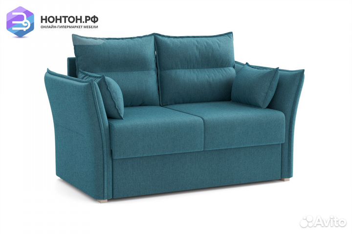 Диван 2-х местный Бруклин синий