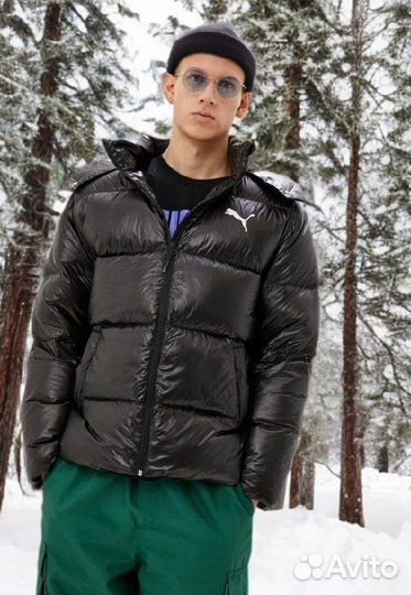 Пуховик Puma Volume Down Jacket с вышивкой