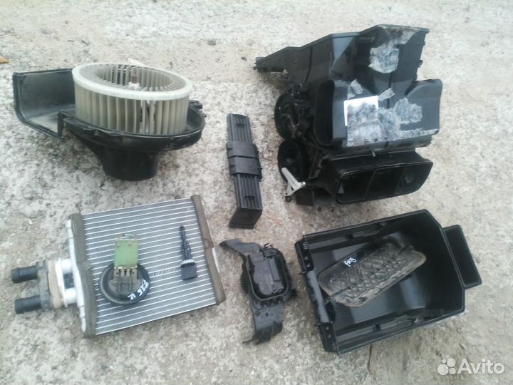 Детали печки шкода фабия 2007-2015