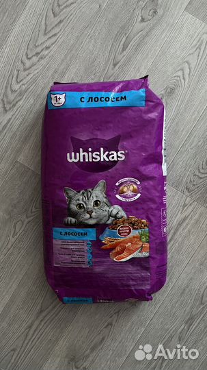 Сухой корм для кошек whiskas вискас 5 кг