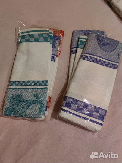 Кухонные полотенца новые 12шт