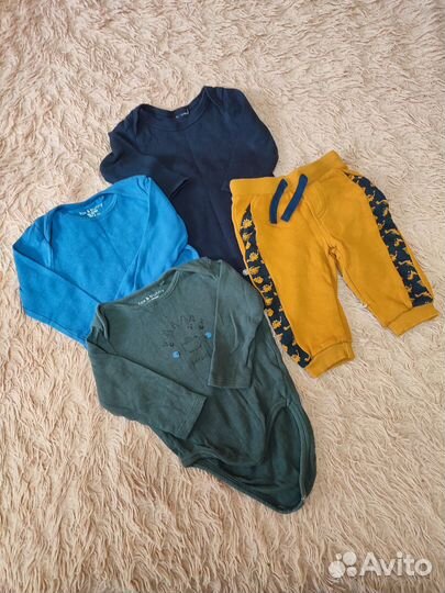 Вещи пакетом на мальчика 68-74