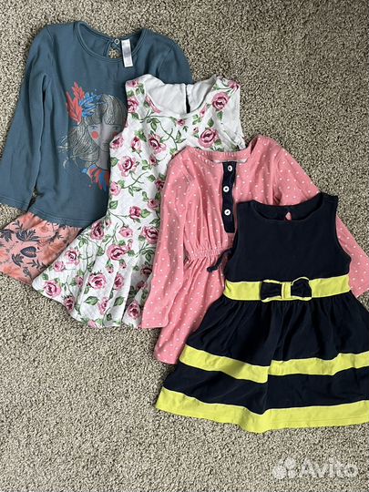 Пакет платьев 98-104 размер