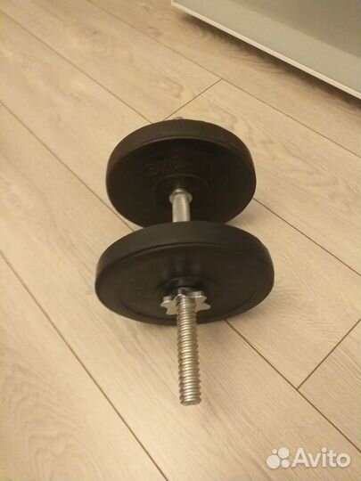 Гантели Domyos, гриф изогнутый, блины Torneo