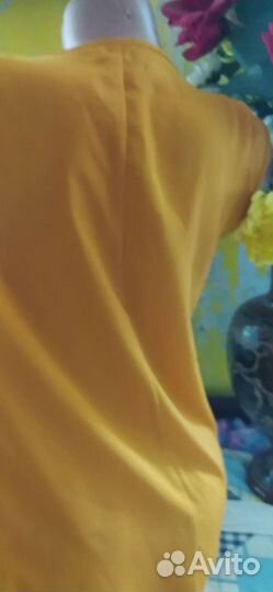 Платье элегантное желтое Syslay р. 46-48