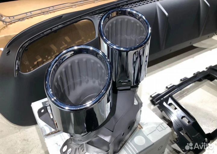 Оригинал дифузор Mercedes GLE w167 Amg 5.3