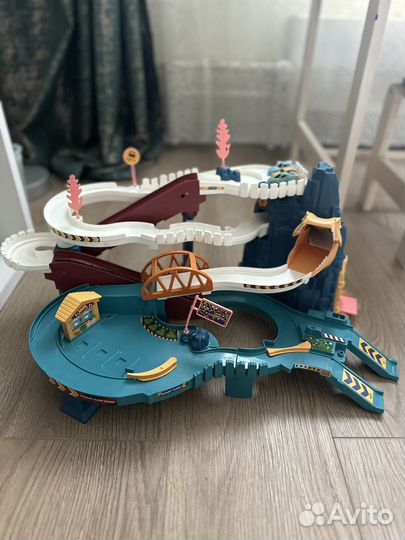 Автотрек дино с машинками