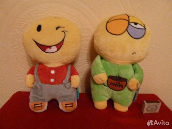 Мягкие игрушки Смайлики