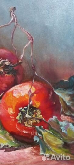 Картина Хурма, масло, холст 40х50см