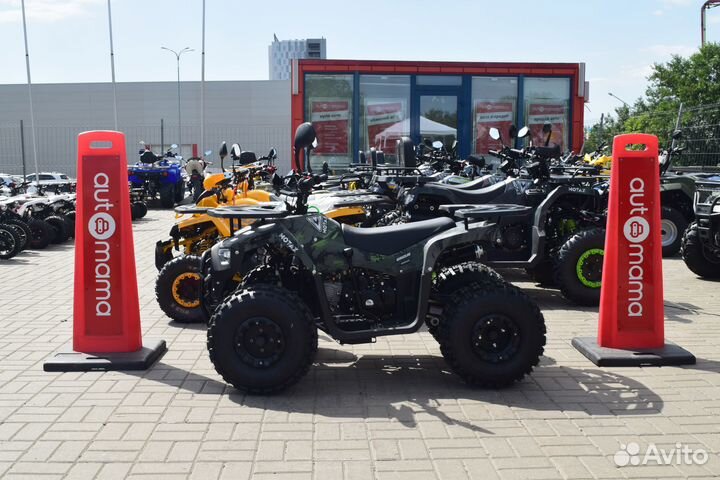 Квадроцикл Motax Grizlik Premium Зеленый Хаки