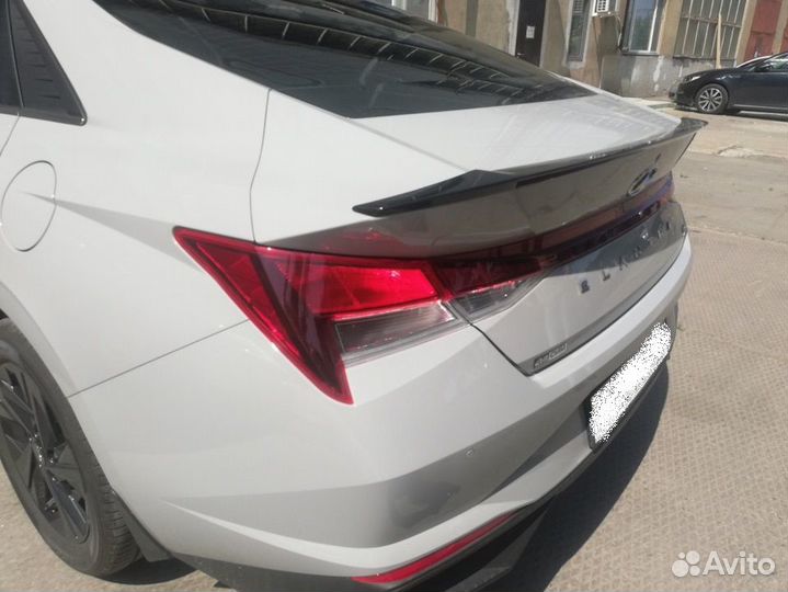 Спойлер На багажник Hyandai Elantra с19г