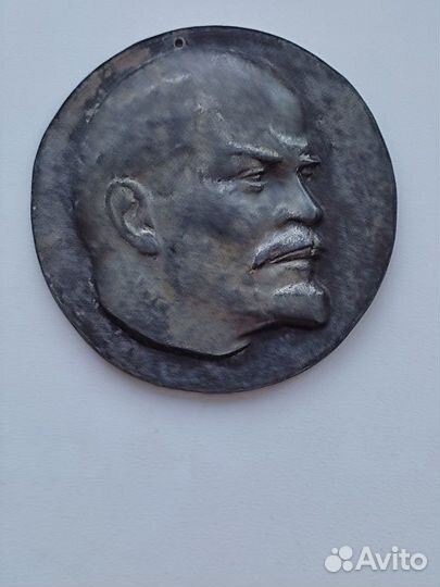 Настольная медаль Ленин
