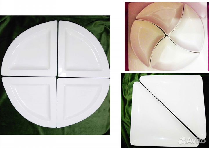 Villeroy Boch менажница салатники блю