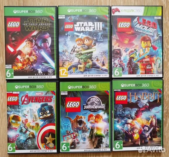 Игры серии Lego на Xbox 360 (коллекция)