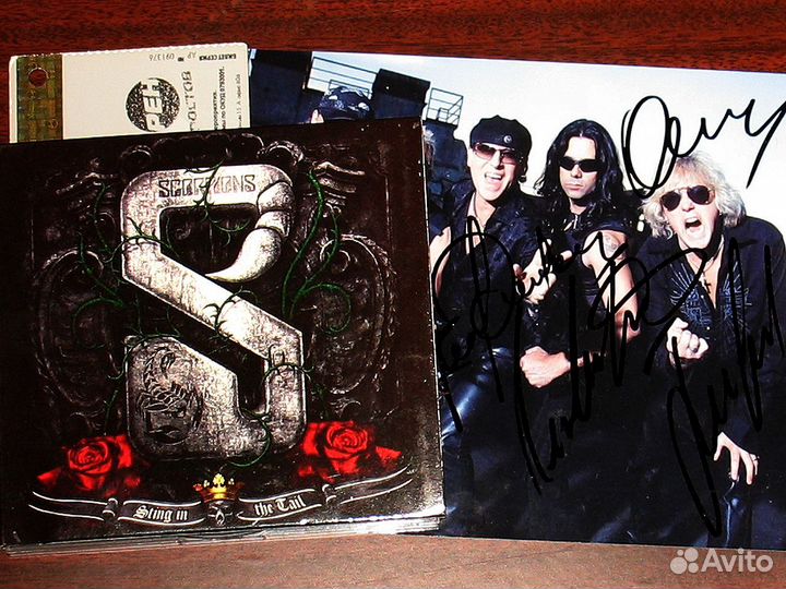 Scorpions: Sting In The Tail - cd диск + автограф