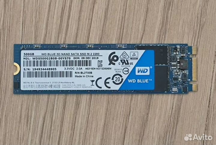 Флешка скоростная SSD M2 500 Гб