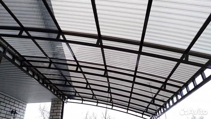 Кровельный профилированный поликарбонат