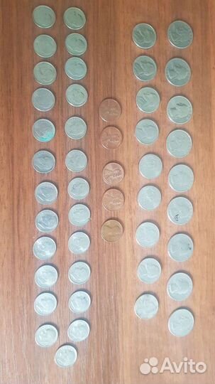 Большой лот американских монет