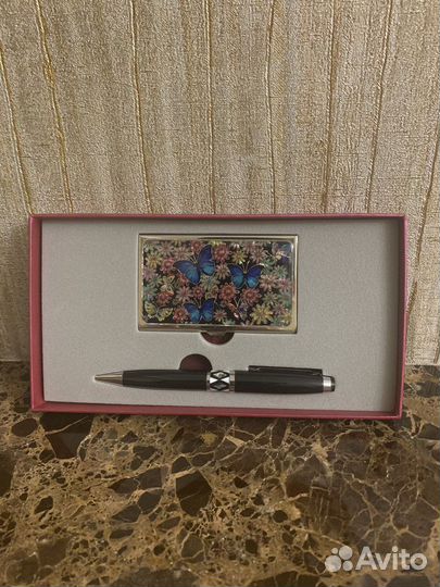 Подарочный набор. Ручка + Визитница