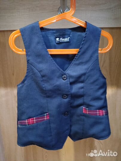 Школьная форма для девочки 128 синяя